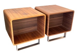Walnut End Tables - Baptisia by Scandinavian Designs (Lot of 2)