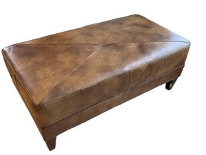 LR - Leather Bench - Smith Brothers of Berne Semi-Aniline Medium Ottoman