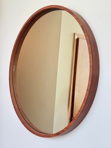 Round Wall Mirror - Mid Century Modern Scandinavian Style