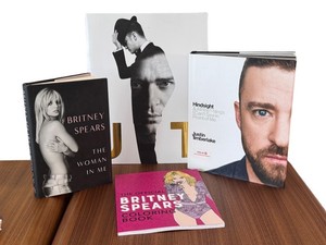 Celebrity Books Mixed Lot Britney Spears & Justin Timberlake (4 Books)