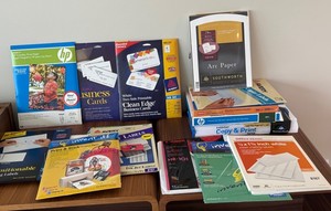 LR - Office Paper, Labels & Business Cards Mixed Lot