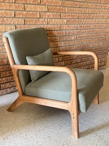 LL - Lounge Chair - Mid-Century Style Upholstered Armchair
