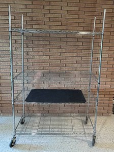 LFR - Wire Shelving Rack on Casters 48 X 18 X 76 in