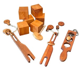 LFR - Wooden Dexterity Puzzle Toys Assortment
