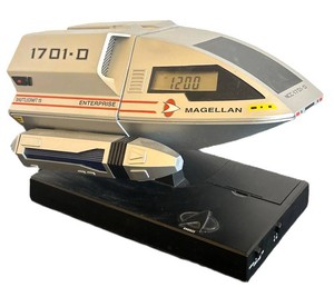 G - Star Trek Shuttle Craft Alarm Clock Radio Telemania NCC-1701D