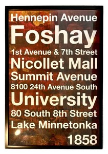 LFR - Foshay Poster in Plastic Frame