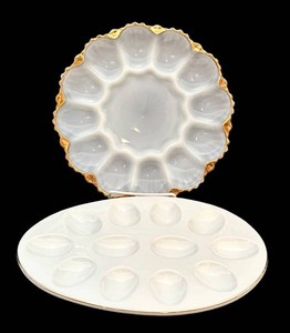 LFR - Deviled Egg Plates - Threshold & Anchor HockingFire-King