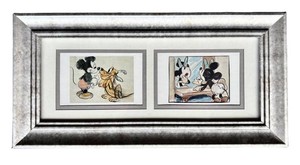 G - Mickey Mouse Framed Wall Art 9 X 18 in