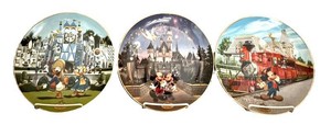 UB1 - Disneyland 40th Anniversary Collector Plates Set of 3