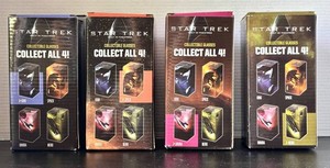 G - Star Trek Collectible Glasses 4-Piece Set Kirk Spock Uhura Nero