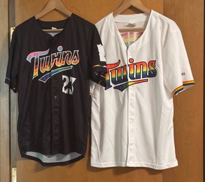 UB1 - Pride Twins Baseball Jerseys (Lot of 2)