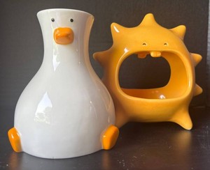 G - Ceramic Planter & Duck Vase TUIO COMELON (2 Pieces)