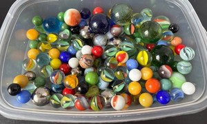 G - Vintage Glass Marble Assortment Mixed Lot