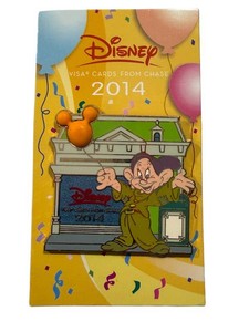 Disney Pin 2014 Visa Cards From Chase Dopey