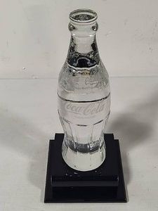 Coca Cola Crystal Collectors Bottle