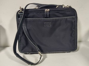 Coach Black Leather & Nylon Briefcase #5104