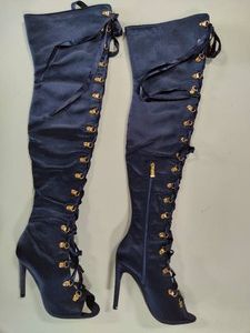 Cape Robbin Olga Over the Knee Boots (Sz 7)