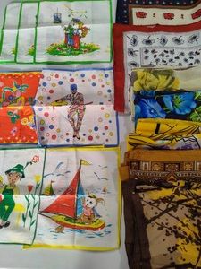 Vintage Hankies & Ladies Scarves