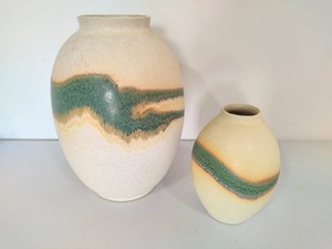 San Pacific Glaze Drip Vases