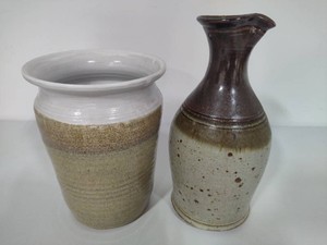 Art Pottery Pitcher & Vase