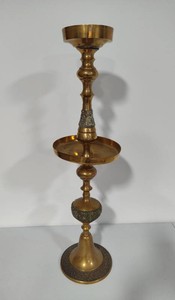 Large Brass Candle Holder