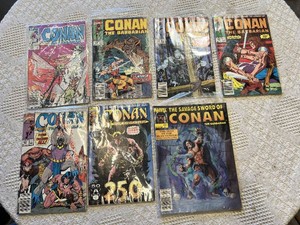 Marvel Conan the Barbarian Comic Books including Savage Sword of Conan