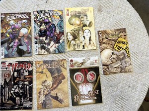 Comics Lot Including The Gwenpool Collection, Dust to Dust and Marvel Edge Typhoid