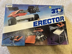 Erector 375 Motorized Construction System Kit - Parts uncounted