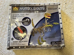 Wild Republic Nuts & Bolts Dinosaur Construction Set