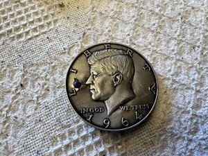1964 Kennedy Half Dollar Belt Buckle