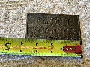 Colt Revolvers Brass Belt Buckle