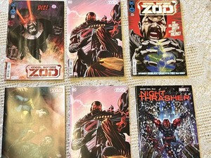 Lot of Comic Books including Kneel Before Zod and Night Thrasher