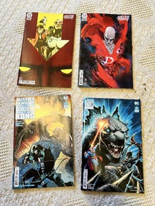 Justice League Comic Books Including Justice League vs. Godzilla vs. Kong Issues