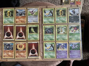 Lot of Pokemon Trading Cards including Kakuna, Rhyhorn, Delcatty, and more