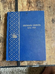 Whitman Indian Cents Coin Collection 1856-1909 Book with Coins Dating Back to 1862 - Over 20 Indian Cents