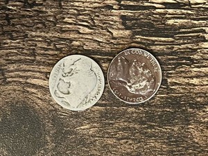 Jefferson Nickel 1943 and Buffalo Nickel - Coins