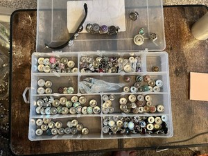 Snap Jewelry Collection with Interchangeable Bracelets and Buttons