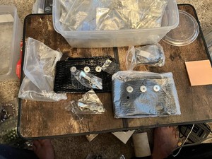 Box of Snap Fasteners and Decorative Accessories