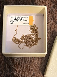 10K Gold Labelled Necklace In need of repair