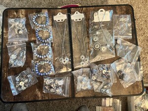 Assorted Fashion Jewelry including Bracelets and Necklaces with Snap Buttons