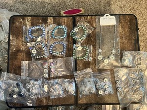 Lot of Fashion Jewelry Pieces Including Bracelets and Snap Charms