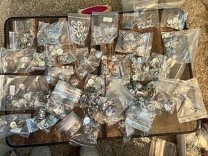 Assorted Snap Button Jewelry Pieces