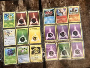 Lot of Pokemon Trading Cards Including Tangela, Electabuzz, Magcargo, and More