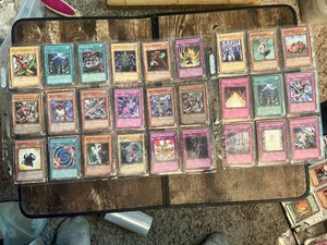 Lot of Yu-Gi-Oh Trading Cards Featuring Various Monsters, Spells, and Traps - Beelz Frog, ojama green and More