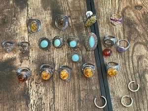 Silver and Gemstone Rings Collection