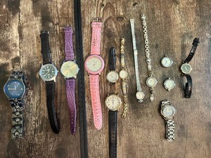 Lot of Various Watches Including Geneva, Timex, and Quartz Models