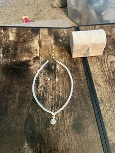 Pearl Necklace and Earring Set with Decorative Box