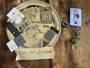 Assorted Jewelry including Brands like Claires and Roman, Earrings, Rings, and Piercing Jewelry