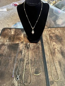 Gold and Silver Necklaces and Pendants Assortment