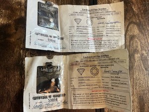 Lindenwolds Fine Jewelers Cubic Zirconia Gemstone with Certificates and Mounting Offer